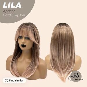 JB Extensions Apricot Hard Silky Top Wig
